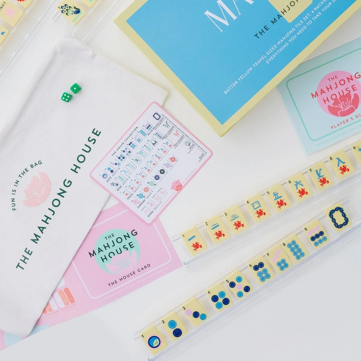 The "Game On The Go" Mahjong Tiles - Travel Size