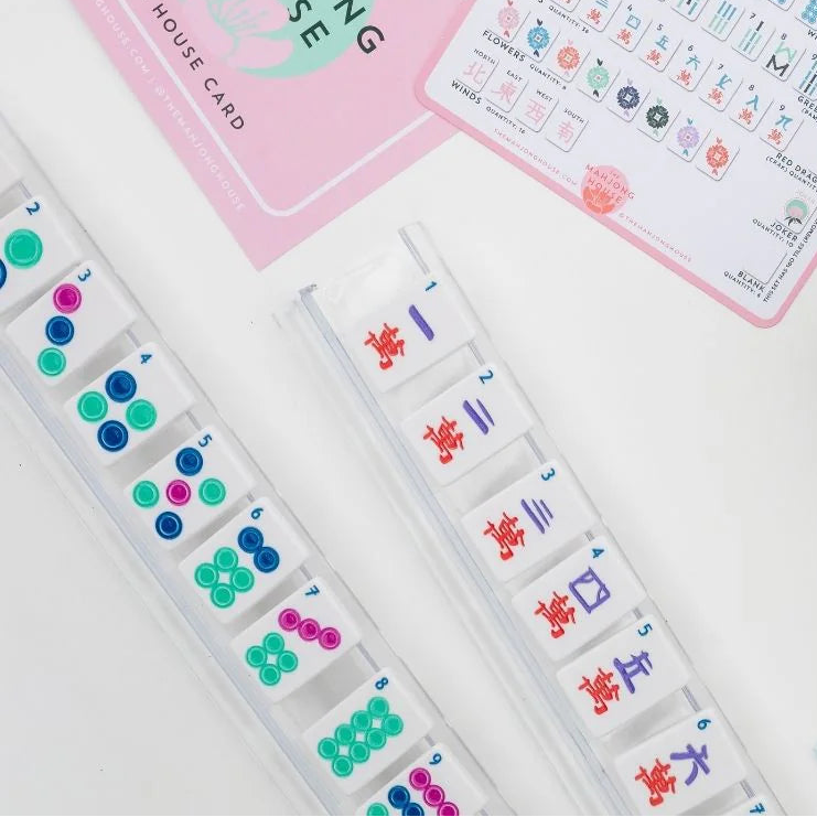The Jewels Mahjong Tiles - Travel Size