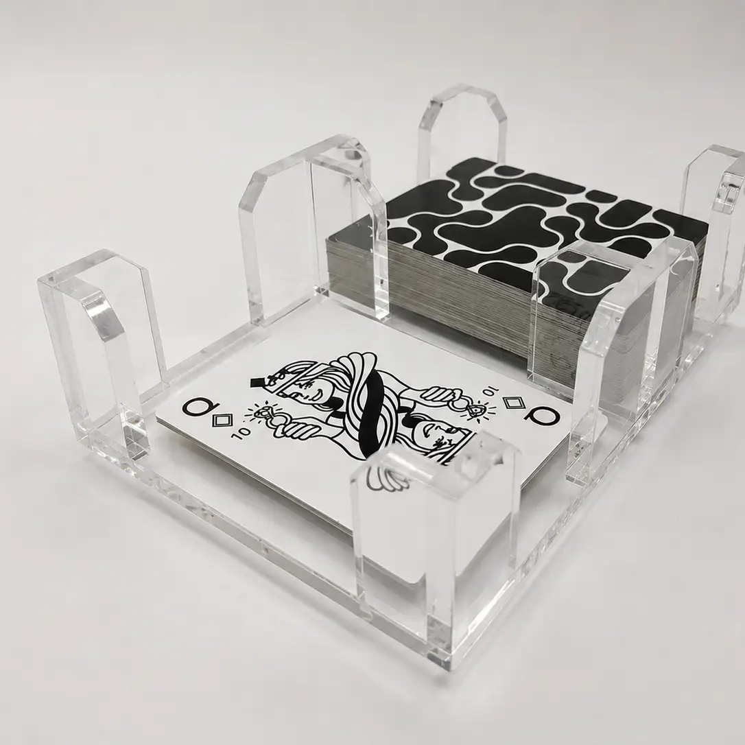 Canasta Card Spinner - Clear