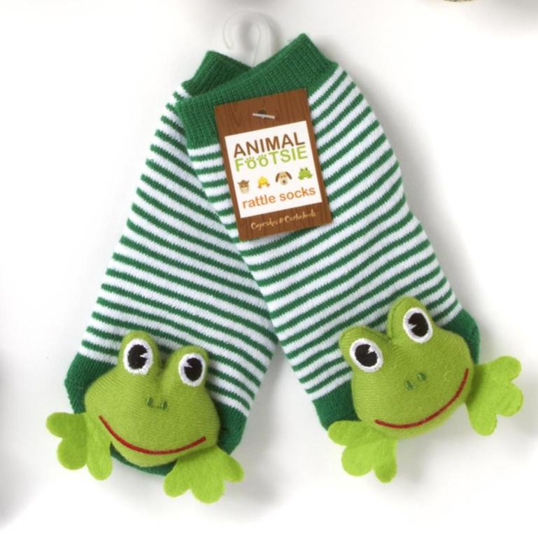 Rattle Footsie Socks for Babies